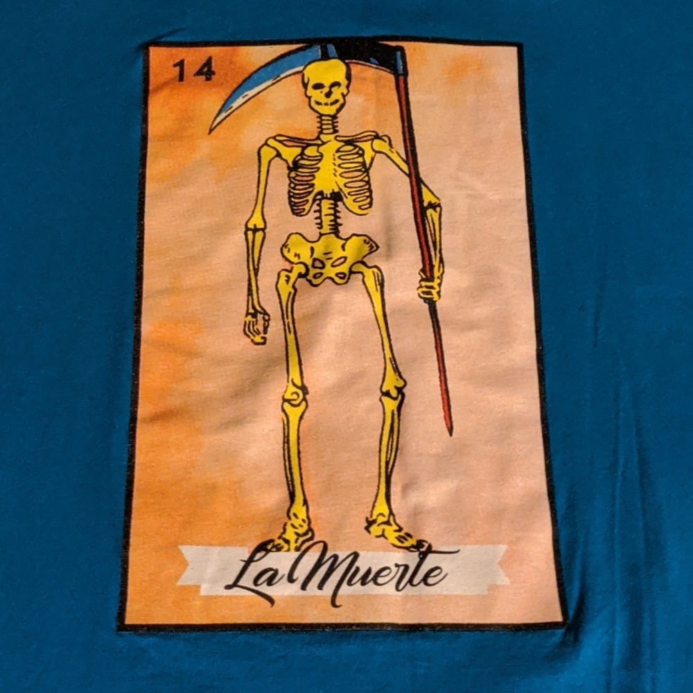 COPY - La Muerta Loteria V-neck tee
